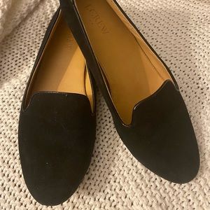 COPY - J. Crew black leather flats/loafer shoes size 8